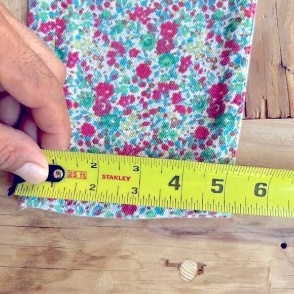 J. Crew Liberty Jeans Womens Size 24 Ankle Floral Toothpick in Emma & Georgina - Picture 8 of 12